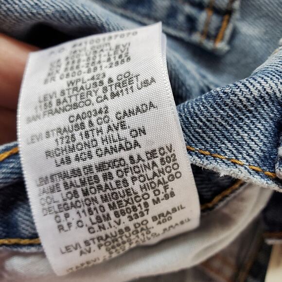 VINTAGE Levi's 550 Relaxed Fit Jeans 36x30 Denim Med Wash Straight Leg - Picture 10 of 12